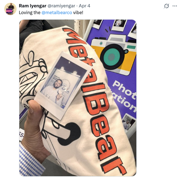 Praise for MetalBear swag